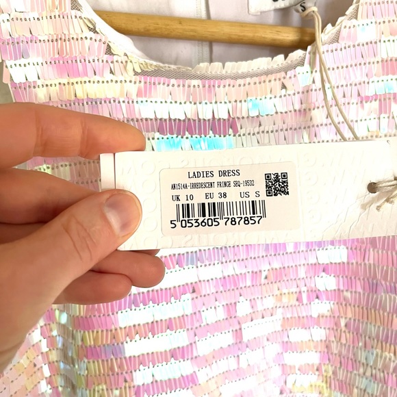 Sleeves Sequin Dress Size Small - Picture 7 of 8